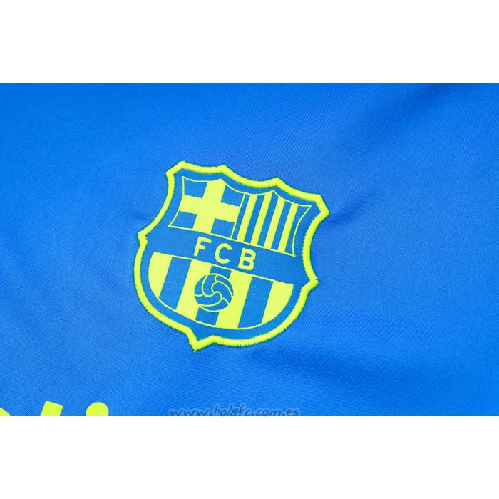 Chandal del Barcelona Manga Corta 2024-2025 Azul - Pantalon Corto
